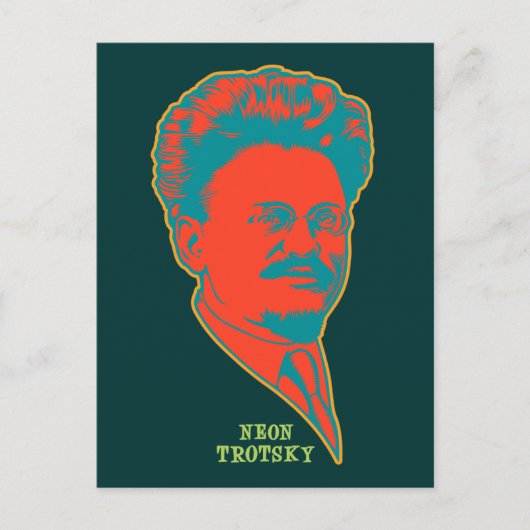 Neon Trotsky Briefkaart (Voorkant)