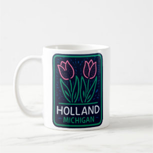 Neon Tulips Holland Michigan Koffiemok