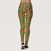 Neon Tulips Leggings (Achterkant)