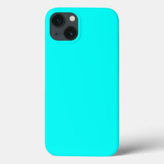 Neon turquoise, felmodieus, modern Case-Mate iPhone case (Achterkant)