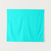 Neon turquoise, felmodieus, modern wandkleed (Voorkant (horizontaal))