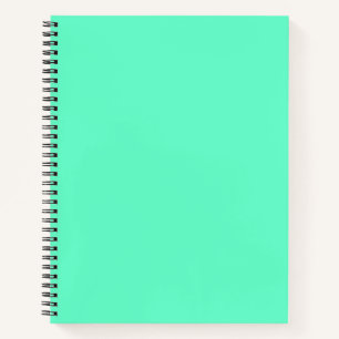 Neon Turquoise Notitieboek