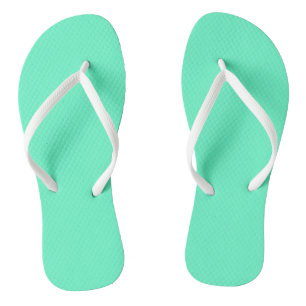 Neon Turquoise Teenslippers