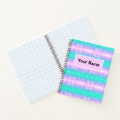 Neon Turquoise violet Carnet spiral électrique (Intérieur)