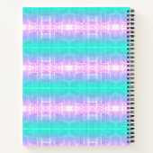 Neon Turquoise violet Carnet spiral électrique (Dos)