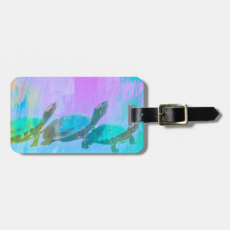 Neon Turtles Bagagelabel