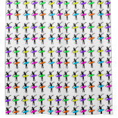 Neon Tutu Ballerina Ballet Danse Douche Rideau (Devant)