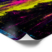 Neon UFO-crash Perfect Poster (Hoek)