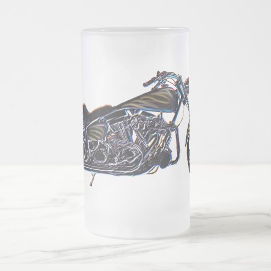 Neon V-twin Mok motorrijwiel (Center)