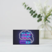 Neon Vape Shop-Visitekaartje Visitekaartje (Staand voorkant)