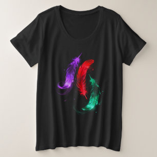 Neon Veer Glow Plus Size T-shirt