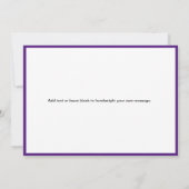 Neon verfspatten foto bedankkaart (Achterkant)