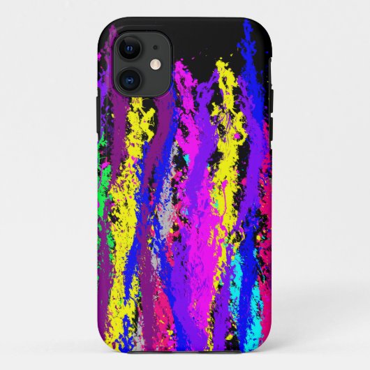 Neon Verfstippen Case-Mate iPhone Case (Achterkant)