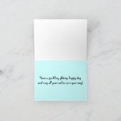 Neon verlaat Happy Birthday Kaart (Binnen)