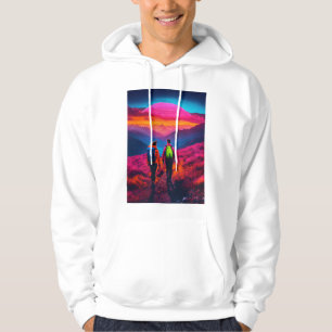 Neon Vibes Mountain Hike Hoodies voor Koppels - St