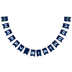 Neon Video Game Arcade Happy Birthday Vlaggetjes