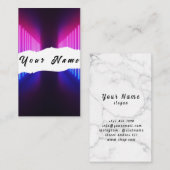 Neon Visitekaartje (Voorkant / Achterkant)