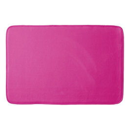 neon vivid pink | massief roze badmat