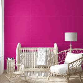 neon vivid pink | massief roze behang