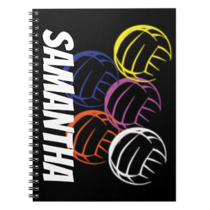 Neon Volleyballen Notitieboek
