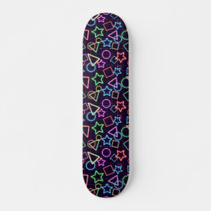 Neon Vormen Skateboard