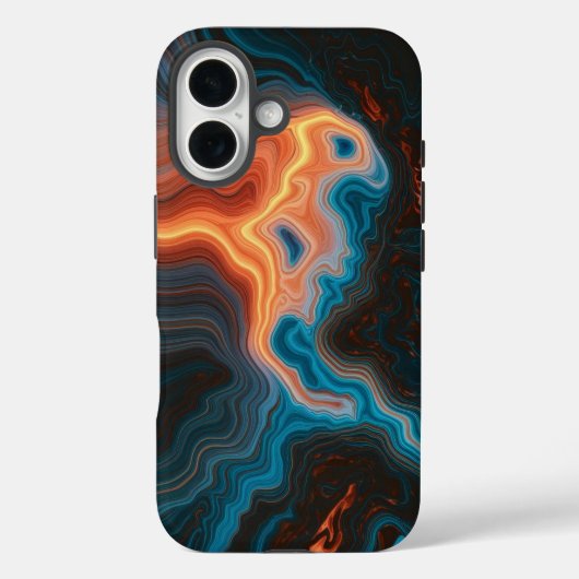 Neon Vortex Abstract Case-Mate iPhone Case (Achterkant)