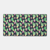 Neon Watercolor Cacti in Pot Pattern (Recto)