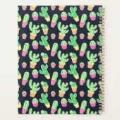 Neon Watercolor Cactus dans les pots Motif (Dos)