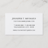 Neon Watermelon op Stripes Pattern Visitekaartje (Achterkant)