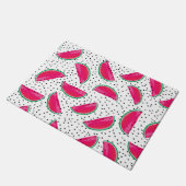 Neon Watermelon over het zaadpatroon Deurmat (Schuin)