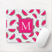 Neon Watermelon over het zaadpatroon Muismat (Met muis)