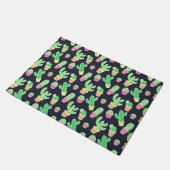 Neon Waterverf Cacti in Pots Pattern Deurmat (Schuin)