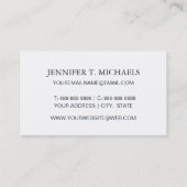 Neon Waterverf Cacti in Pots Pattern Visitekaartje (Achterkant)