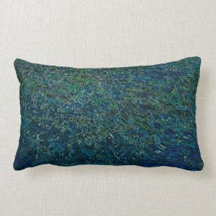Neon Waves Pillow door Margaret Juul Kussen