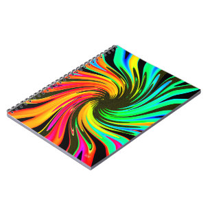 Neon Whirlpool Galaxy Notitieboek