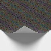 neon wiggle lines cadeaupapier (Hoek)