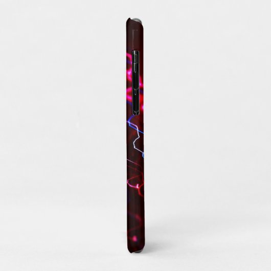 Neon Wiggle Wave Case-Mate iPhone Case (Achterkant/links)