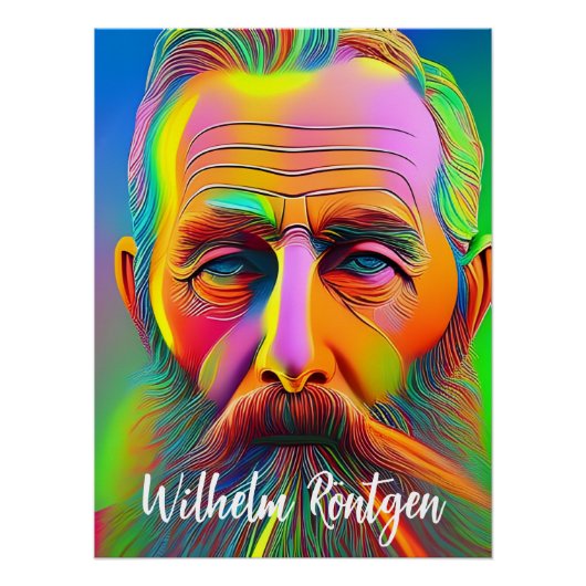 Neon Wilhelm Röntgen Perfect Poster (Voorkant)