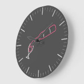 Neon Wine Puring Grote Klok (Hoek)