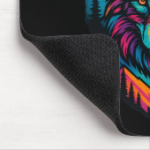 Neon Wolf Horizon Muismat (Hoek)