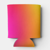 Neon Yellow en roze Blikjeskoeler (Achterkant)