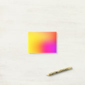 Neon Yellow en roze Post-it® Notes (Op bureau)