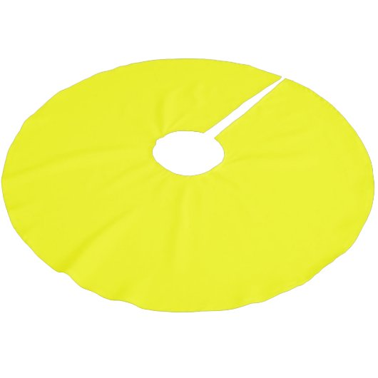 Neon yellow hex code FFFF01 Kerstboom Rok (Gekanteld)