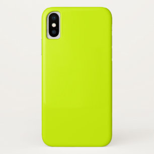 Neon Yellow, High Visibility Chartreuse iPhone X Hoesje