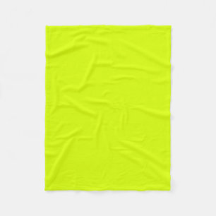 Neon Yellow, High Visibility Chartreuse Fleece Deken