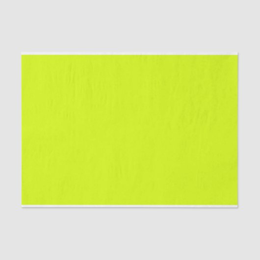 Neon Yellow, High Visibility Chartreuse Tissuepapier (Voorkant)