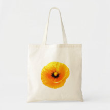 Neon Yellow Oranje Poppy Abstract Floral Weddings