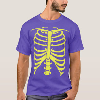 Neon Yellow Skeleton Tee  T-shirt