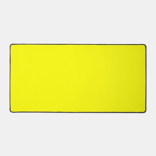 Neon Yellow Solid Color Bureaumat (Voorkant)