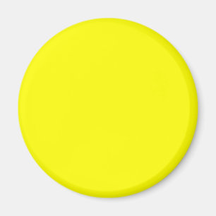 Neon Yellow Solid Color Magneet